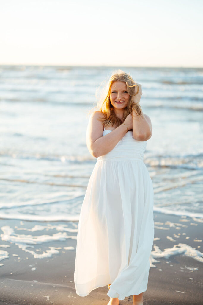 photos of girl during photoshoot in texas