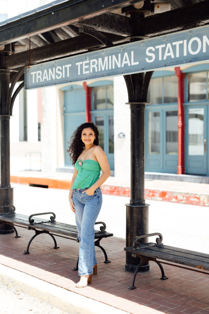 photos of senior girl during her photo session