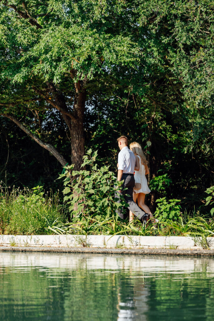 couple before their engagement 