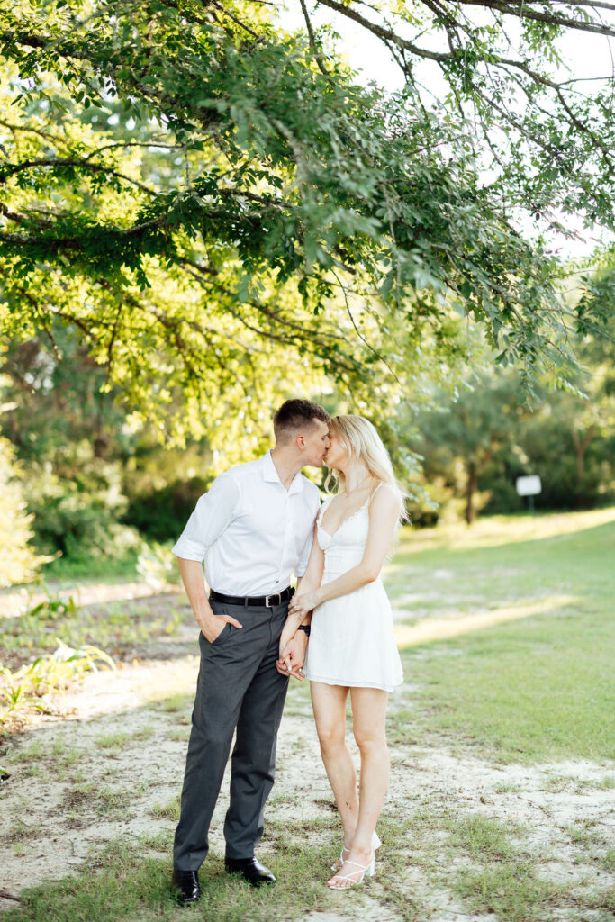 Sweet & Thoughtful Engagement Session at George Bush Library, TX