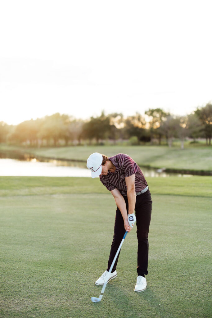 sporty senior session at miramont country club