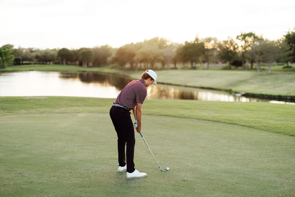 sporty senior session at miramont country club