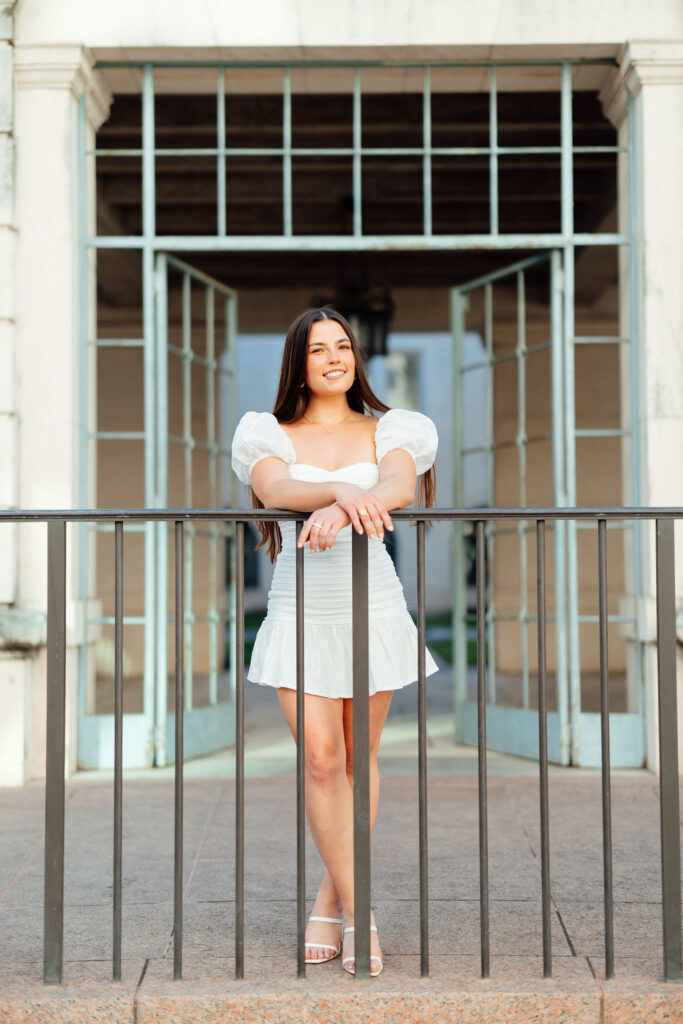 photo of girl graduating from college in texas