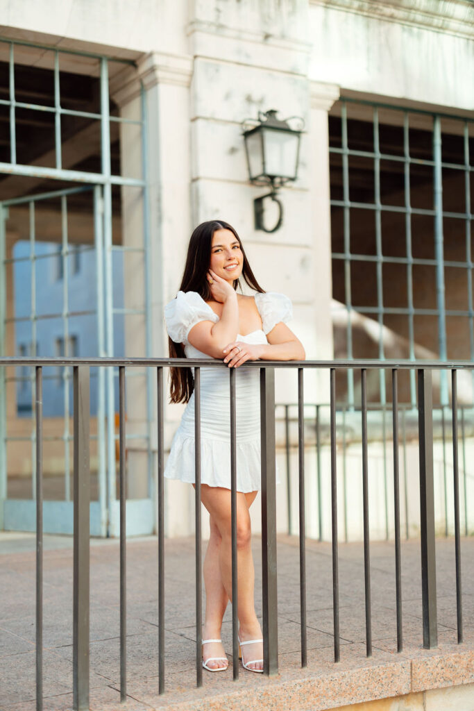 fun colorful senior session