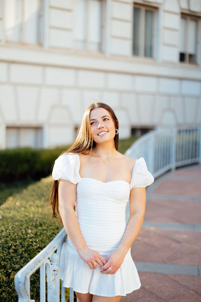 fun colorful senior session