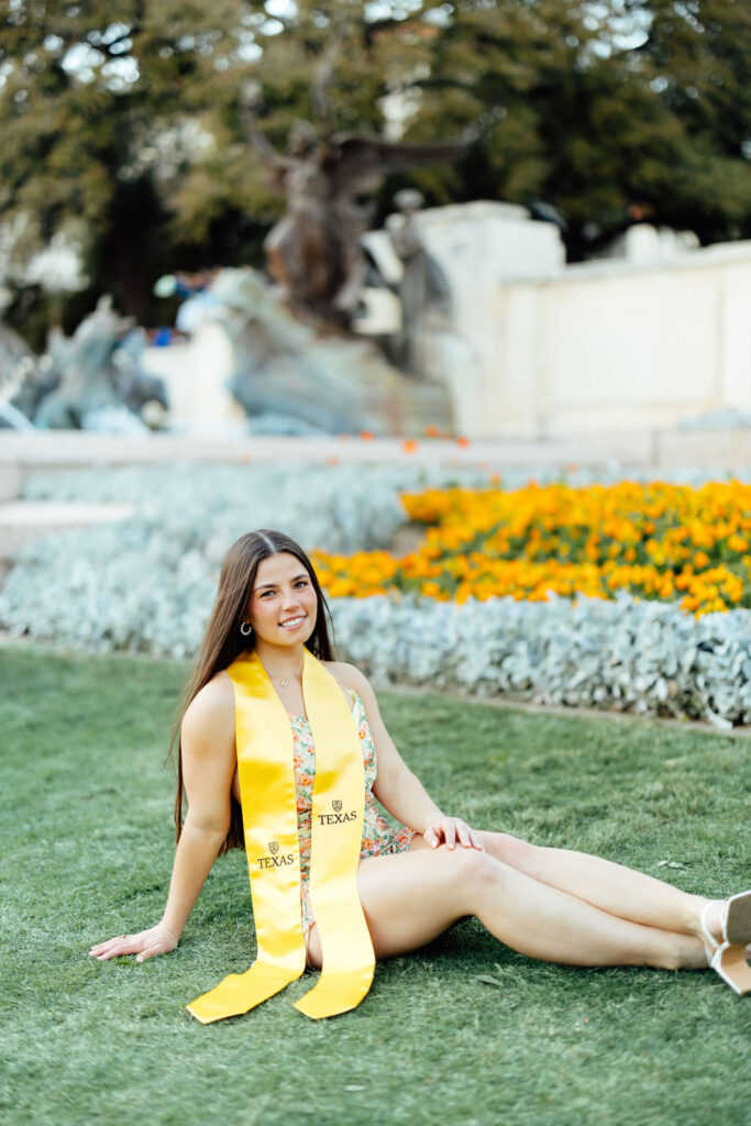 fun colorful senior session