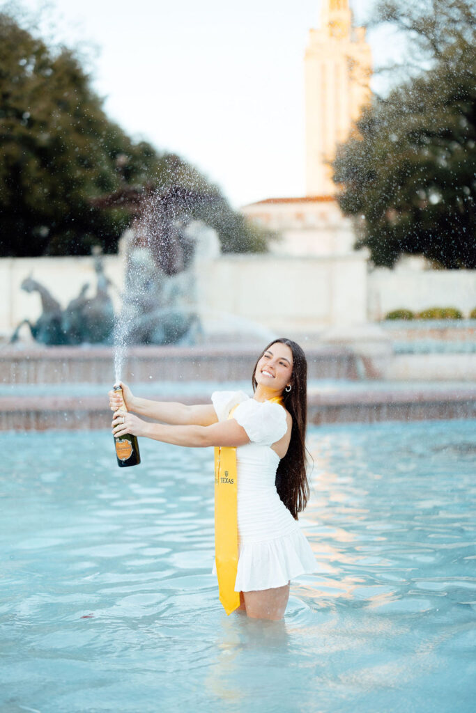 fun colorful senior session