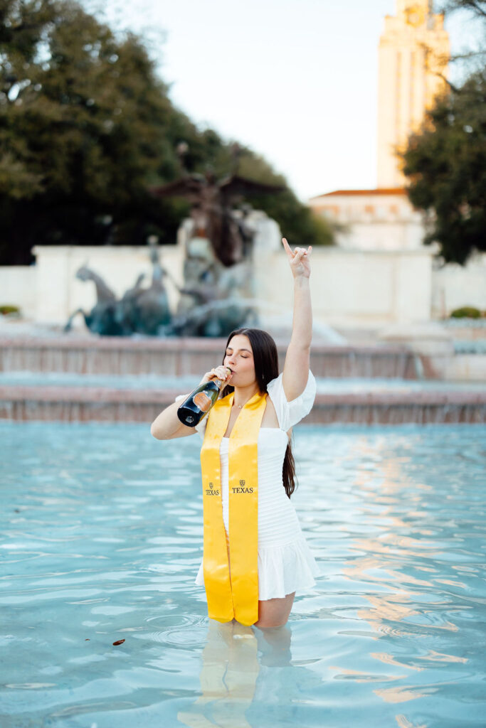 fun colorful senior session