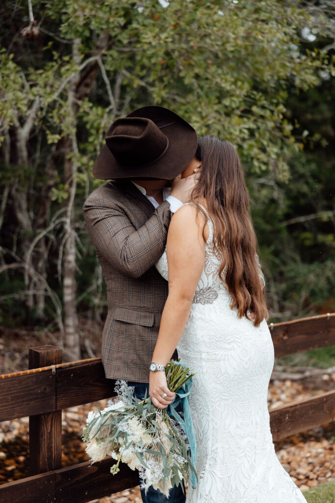 western wedding day at peach creek ranch in college station, texas