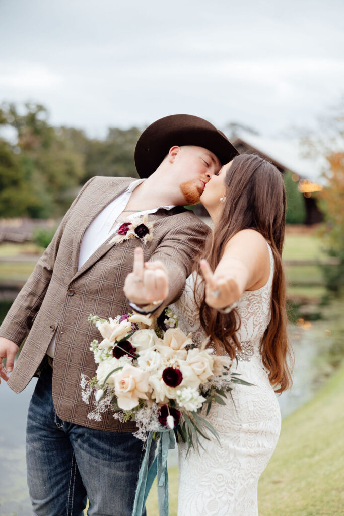 western wedding day at peach creek ranch in college station, texas